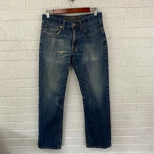 Pantalones de mezclilla American Eagle originales rectos desgastados para hombre 29x30 - Imagen 1 de 5