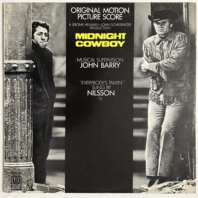 MIDNIGHT COWBOY - ORIGINAL MOTION PICTURE SCORE - UAS-5198 VINYL LP ft. NILSSON - Image 1 of 4