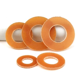 Bakelite Flat Washer Insulation High Temperature Resistant Gasket M2M3M4M5M6~M12 - Picture 1 of 14