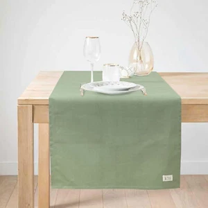 Elegante Tischdecke Wolken Stoff Chloe Uni Shabby Chic Baumwolle 6102 - Bild 1 von 2