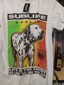 SUBLIME Life is Too Short So Love The One You Got T-Shirt Men’s Small NWT - Picture 1 of 3