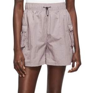 Nike Women’s Loose Fit Woven Cargo High Rise Shorts Platinum Violet Size XS - Picture 1 of 7