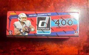 2021 ๐ Donruss Factory Sealed Set 400 Cards Trevor Lawrence, Fields, Waddle RCs - Picture 1 of 6