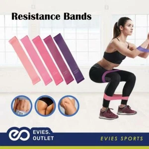 1/5PC Resistance Band Power Heavy Duty Exercise Home Gym Yoga Fitness Loop Booty - Picture 1 of 13