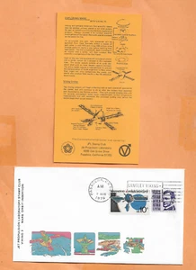 VIKING 2 MARS ORBIT INSERTION AUG 7,1976 PASADENA CA SPACE COVER - Picture 1 of 1