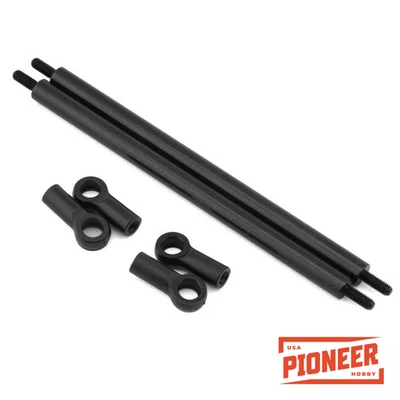 Redcat Ascent Aluminum Rear Lower Links Black (2) (96mm) RER30790 - Image 1 of 2