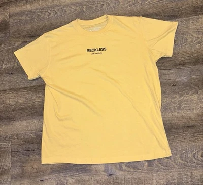 Camiseta Clássica Masculina Young & Reckless Los Angeles Reckless - Amarela Média - Imagem 1 de 4
