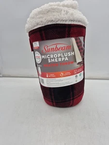 Sunbeam Throw Poseidon Microplush, 4 Heat Settings, 4-Hour Auto Shut-Off Winter - Picture 1 of 1