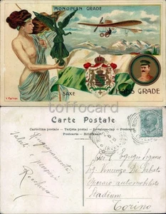 AVIAZIONE CIVILE PIONIERI-MONOPLAN GRADE-Torino-C93-30 - Picture 1 of 1