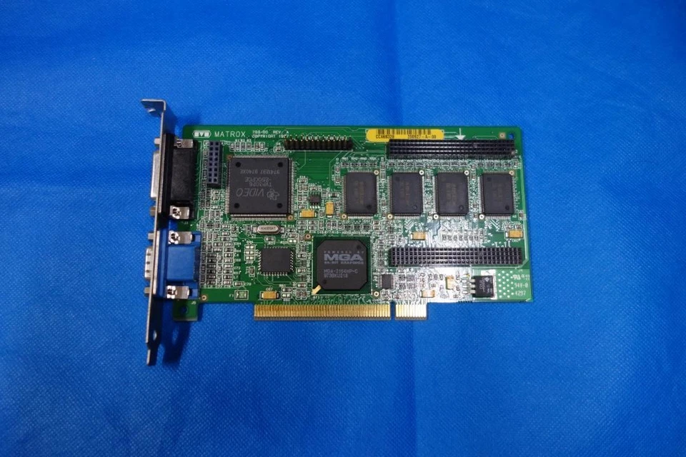 Matrox Millennium Ii Wram 8mb Pci Graphics Card Tested Working Vintage Pc - Image 1 of 4