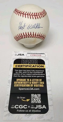 Hoyt Wilhelm Signed Rawlings Official National League Baseball JSA COA BAL A3 - Image 1 of 4