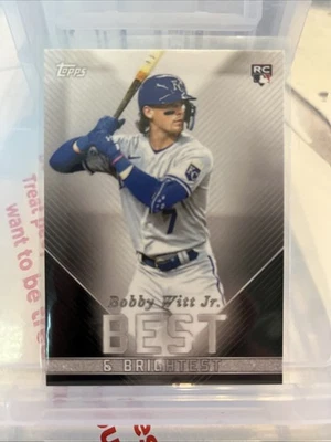 2022 Topps X Wander Franco - Best & Brightest Bobby Witt Jr. #8 (RC) - Image 1 of 2