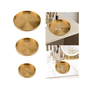 Trinket Dish Dessert Appetizer Plate Round Dinner Plate Rings Dish Fruits - Picture 1 of 11