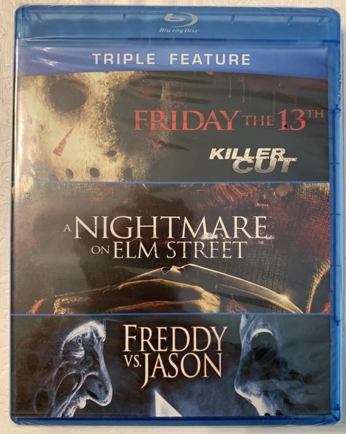 FRIDAY THE 13TH, NIGHTMARE ON ELM ST & FREDDY VS JASON BLU-RAY Region Free - Image 1 of 1