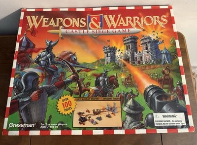 Weapons & Warriors Castle Siege Game #9705 1995 Pressman Incomplete Vintage - Image 1 of 4