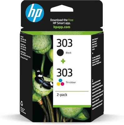 HP 303 Nero e Tricromia 3YM92AE Confezione da 2 Cartucce Originali Compatibili - Immagine 1 di 4