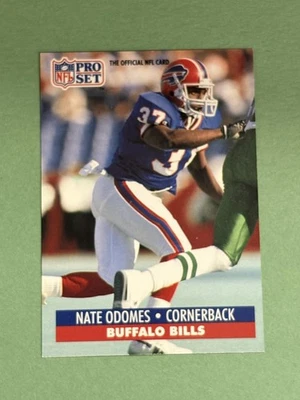 Nate Odomes 1991 Pro Set Buffalo Bills #80 AA121 - Image 1 of 2