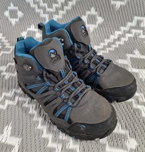 Gelert Horizon Mid WP Infants Walking Boots UK Size 2 Charcoal Blue Waterproof - Picture 1 of 22