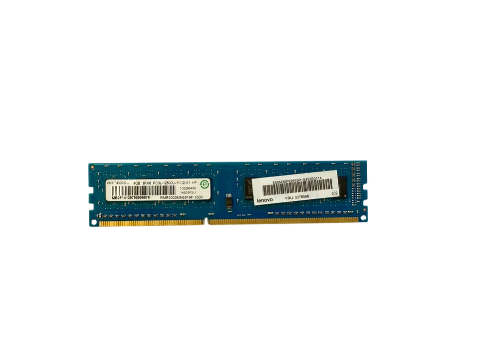 Ramaxel 4GB  1Rx8 PC3L-12800U-11-12-A1 DIMM DDR3 PC3-12800 - Bild 1 von 1