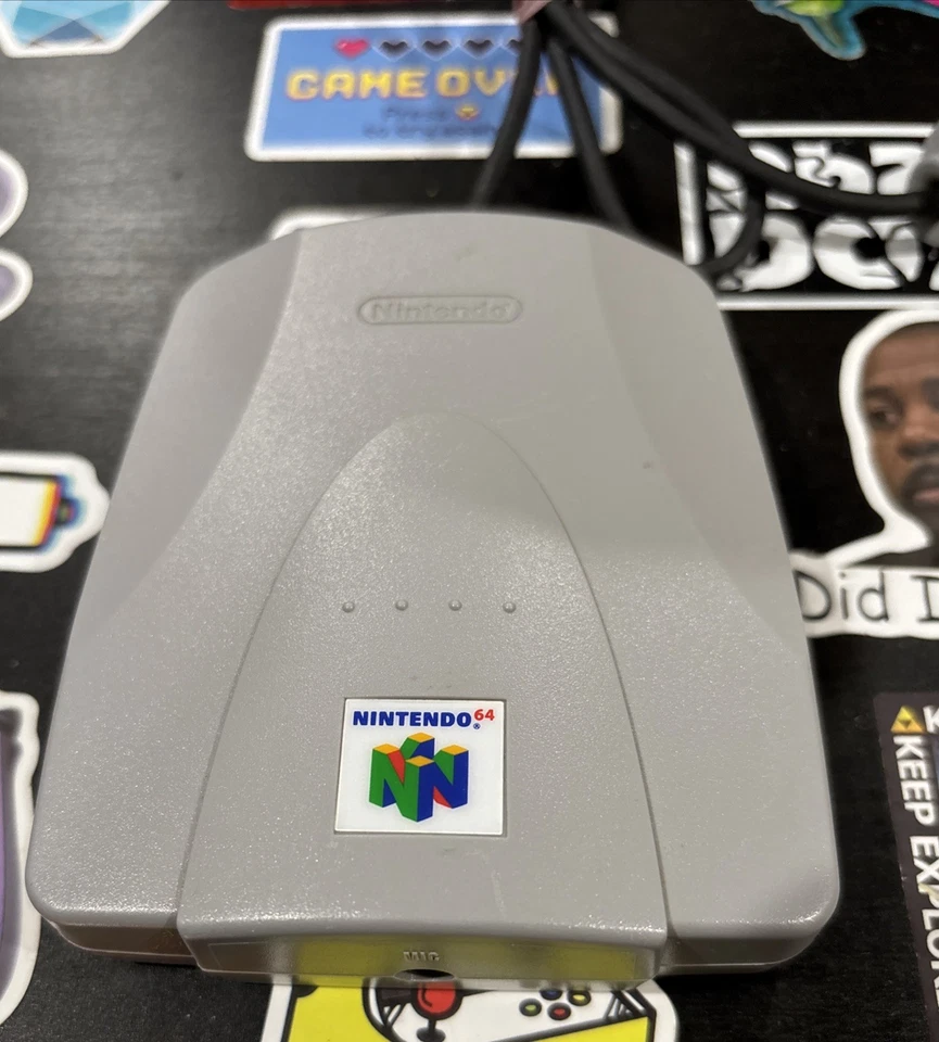 Adaptador de micrófono Nintendo 64 N64 VRS OEM ¡Hey you Pikachu! NUS-020 solo SIN MICRÓFONO Foto 1 de 3