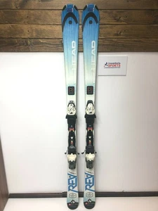 HEAD REV 70 R 163 + Fijaciones Fischer RS10 Exterior Invierno Deportes Aventura Pendiente - Imagen 1 de 12