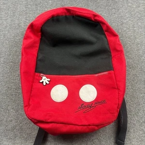 Disney Mickey Mouse Rucksack rot schwarz Kinder Schulurlaub Outdoor skurril - Bild 1 von 11