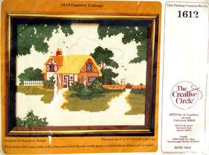 #1612 CREATIVE CIRCLE LANDHAUS KREUZSTICH-SET - NEU IN VERPACKUNG! - Bild 1 von 1