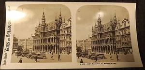 FOTO PARIS STEREO ANSICHTEN VON BELGIEN BRÜSSEL DAS KÖNIGSHAUS - Bild 1 von 1