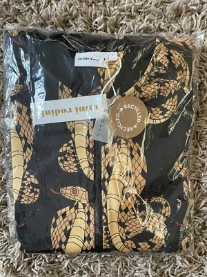 Mini Rodini Cobra/Schlange Trainingsanzug Top schwarz & gelb/gold - Unisex Erwachsene - groß - Bild 1 von 4