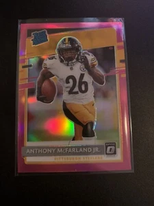 2020 Donruss Optic Preview Anthony Mcfarland Jr P-341 Pink Prizm Steelers RC - Picture 1 of 4