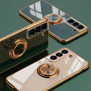 Funda con soporte de anillo magnético para Samsung S25 A56 A36 A55 A54 A16 S23 S24 S22 Ultra - Imagen 1 de 17