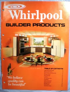 Vtg WHIRLPOOL Appliances Catalog RETRO Kitchen Range Oven Refrigerator 1979 - Foto 1 di 6