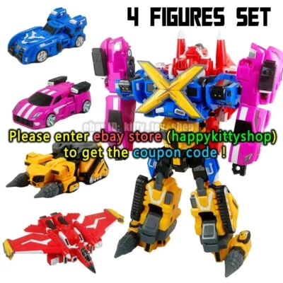 MiniForce X-Tron Ranger Vehículo Robot Coche Bot Figura 4 en 1 Combinador Sin Caja Foto 1 de 4