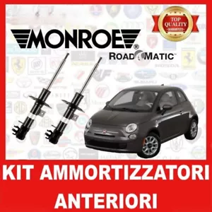 KIT COPPIA 2 AMMORTIZZATORI ANTERIORI MONROE PER FIAT 500 (312) DAL 2007 IN POI - Foto 1 di 3