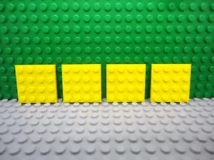 Lego 4 gelb 4x4 Grundplatte NEU - Bild 1 von 1