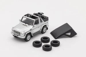 KS-070-387 GCD Gaincorp Products 1:64 Mercedes Benz G500 Cabrio LHD silber - Bild 1 von 2