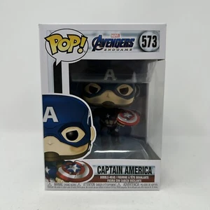 Funko Pop MARVEL AVENGERS ENDGAME - CAPTAIN AMERICA #573 + Free Protector - Imagen 1 de 9