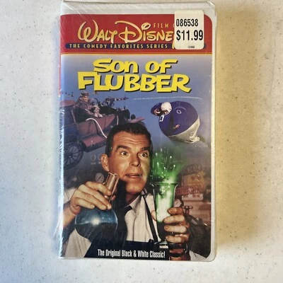 Son of Flubber (VHS) Original Black & White Classic Disney Film Series NEW NOS Foto 1 de 4