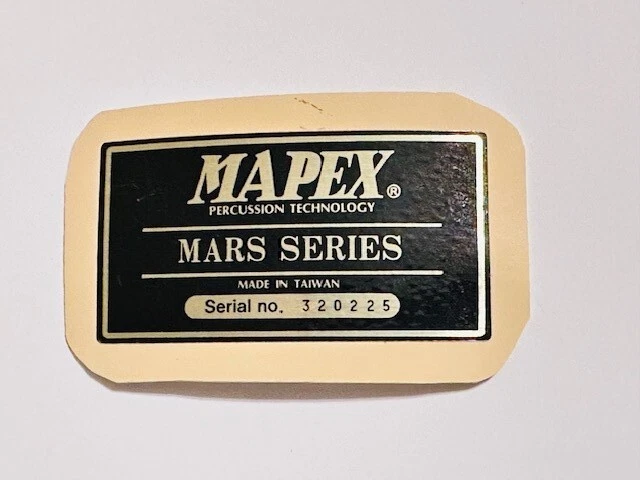 Drum Badge - Mapex Mars Series - Image 1 of 1