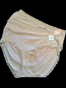 Lot of 5 Jenni Women's Sz 3XL Lace Trim Cotton Hipster Panties Underwear NWT - Picture 1 of 1