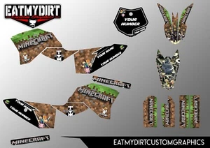 CALCOMANÍAS DE MOTOCROSS PARA KTM 50 2009 - 2015 PERSONALIZADOS SX MX - Imagen 1 de 2