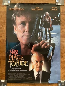 No Place to Hide Movie Poster -- Drew Barrymore- 40 X 27. Rolled - Picture 1 of 1