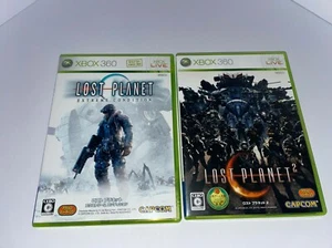 XBOX360 Lost Planet 1 & 2 Set of 2 Japanese Version - Capcom - USED Action Games - Picture 1 of 12