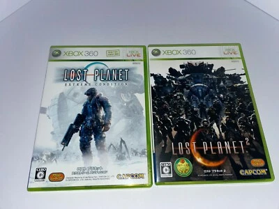 XBOX360 Lost Planet 1 & 2 Set of 2 Japanese Version - Capcom - USED Action Games - Image 1 of 4
