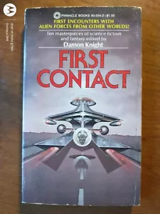 First Contact by Damon Knight 1978 3rd PRT Pinnacle Books - Picture 1 of 3