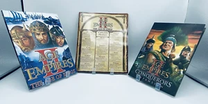 Age of Empires II The Age of Kings The Conquerors Expansion Manual Set - Picture 1 of 10