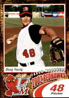 2002 Fargo-Moorhead RedHawks Domino&#39;s 26 Doug Young Roseville California CA Card