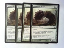4x Gravetiller Wurm	 Dark Ascension - Magic the Gathering MTG - Green
