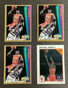 (4) Michael Jordan 1991-92 NBA Hoops #5, 1992-93 Fleer Slam Dunk #273 - Bild 1 von 4