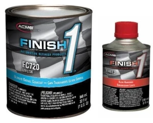 Sherwin Williams Finish 1 FC720 2K Urethane Clearcoat Slow Hardener FH613 4:1 - Picture 1 of 1